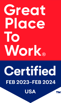 Great Place to Work certification badge