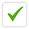 Green checkmark icon