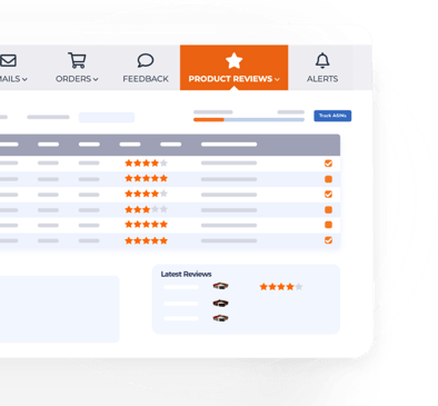 Product reviews illustration Product reviews illustration