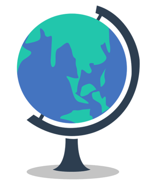 Illustration of globe
