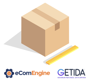 Box and ruler above eComEngine and GETIDA logos