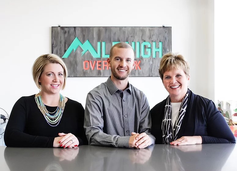 The three owners of Mile High Online: Abby Miller, Parker Rayl, and Lori Rayl