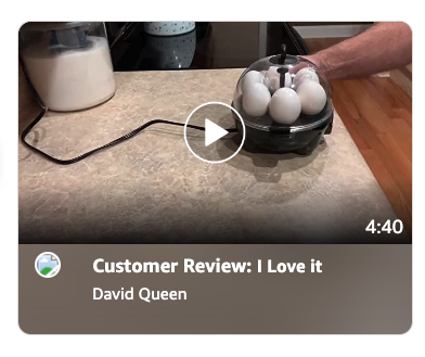 Example of user generated video review
