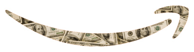Amazon smile made of money