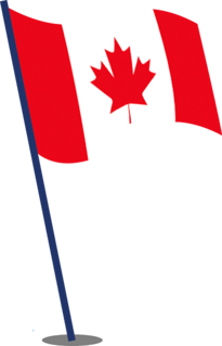 Canadian flag illustration