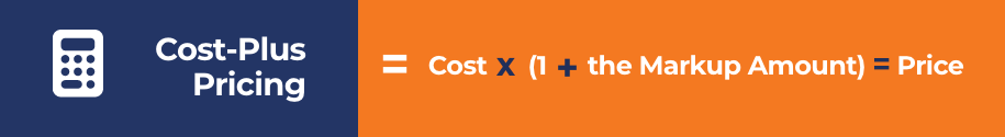 Cost-plus pricing formula