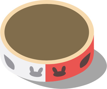Illustration of pet food