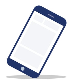 Illustration of mobile phone