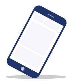 Mobile phone illustration