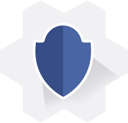 Shield with gear
