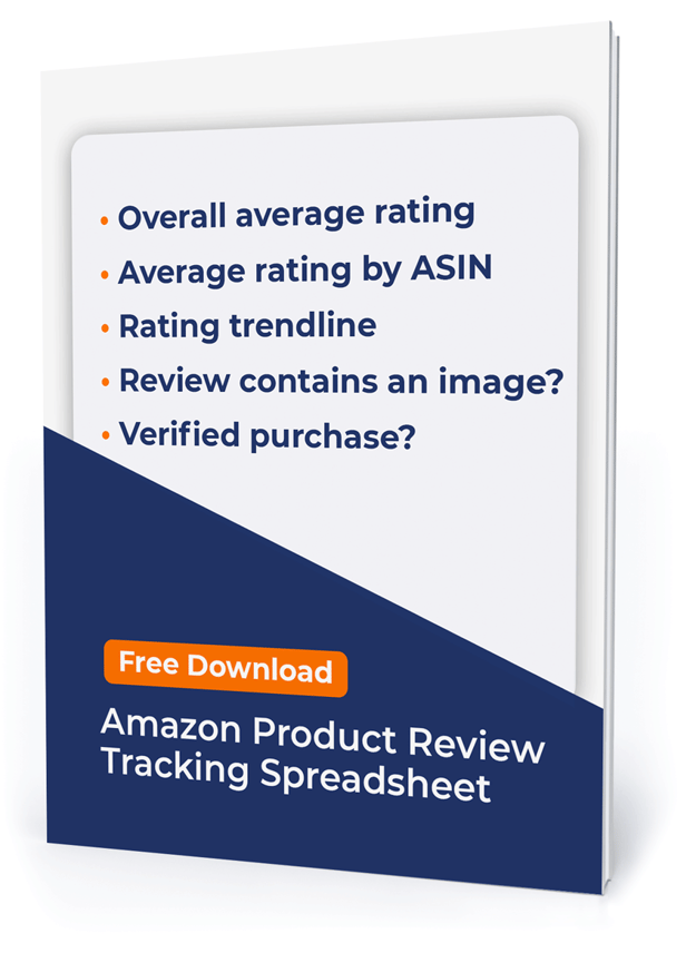 Amazon Product Review Tracking Spreadsheet - Free Download