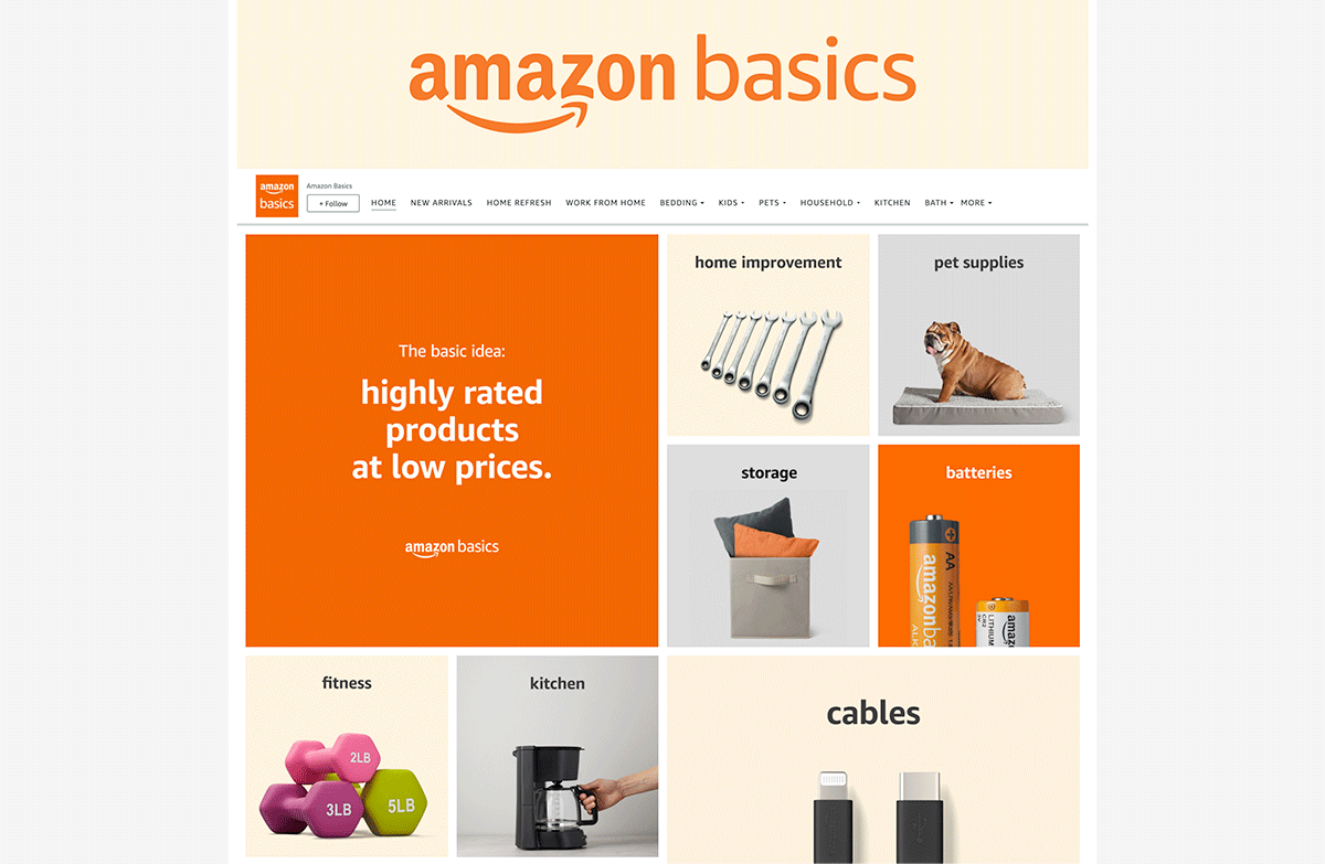 Amazon Brand Store Templates Amazon Brand Store Templates