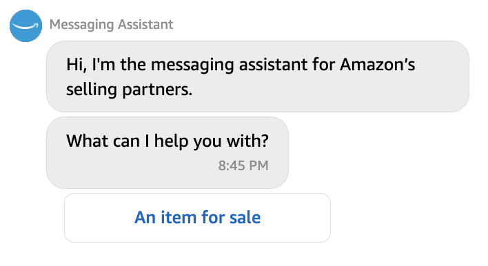 Amazon messaging assistant