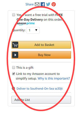 Amazon UK Buy Box