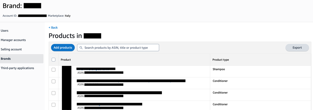 ASIN mapping tool in the Amazon ads console