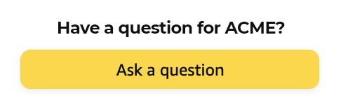 Ask seller question button on Amazon