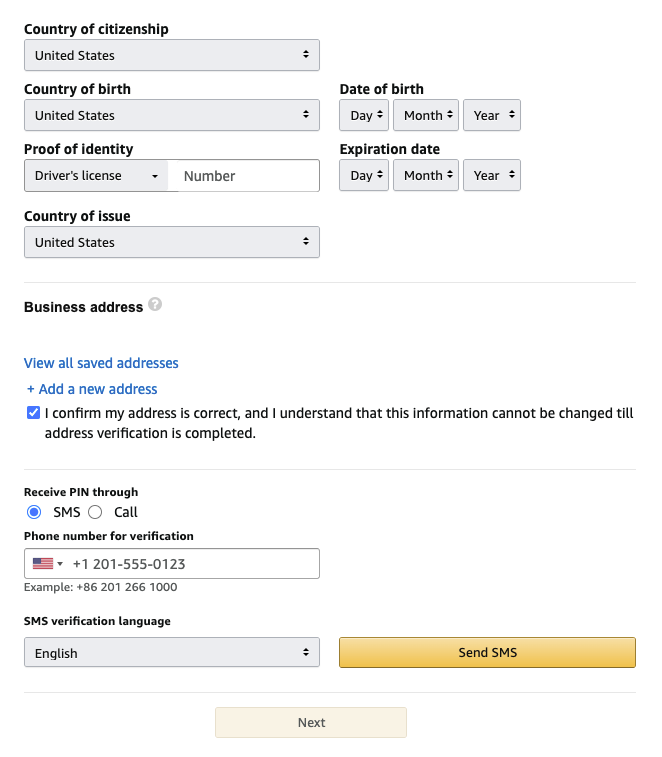 Documents Requirements to Create  Seller Central Account