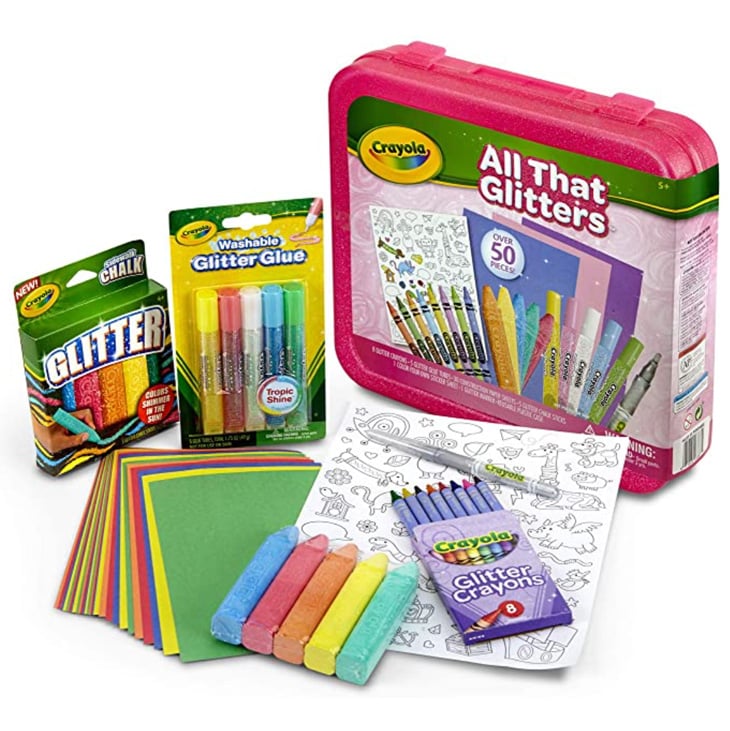 Crayola Tip Art Kit, 50 Pieces With Crayons, Markers And Pencils 