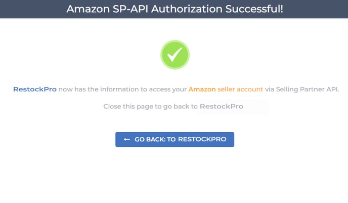 restockpro-successful-api-authorization