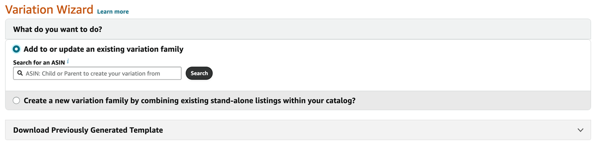How to Add a Variation to an Existing Amazon Listing
