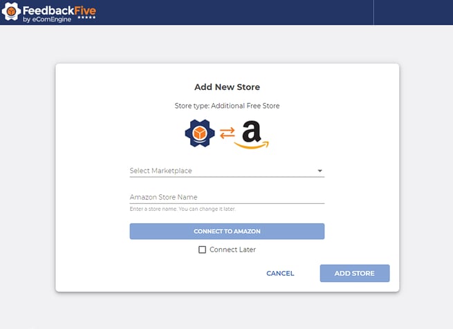 FeedbackFive add new store