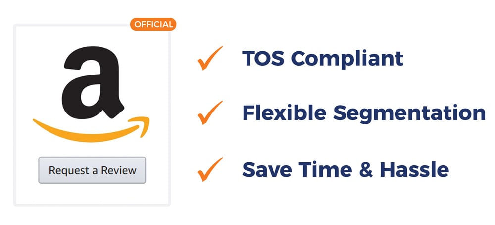 Graphic showing the benefits of using the FeedbackFive Request a Review feature