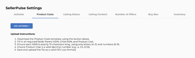 product-cost-settings