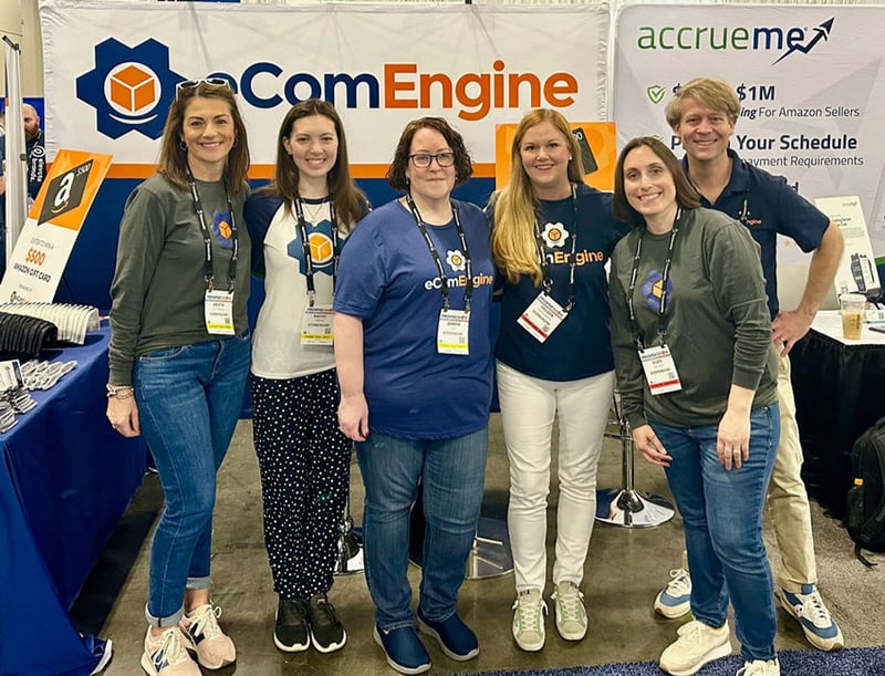 eComEngine team at the 2023 Prosper Show