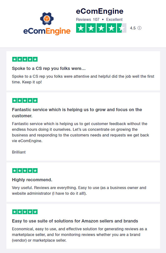 eComEngine Reviews on Trustpilot