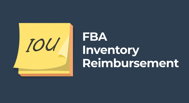 IOU slip with text, "FBA inventory reimbursement"