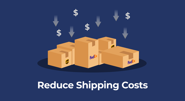 Reduced shipping fees