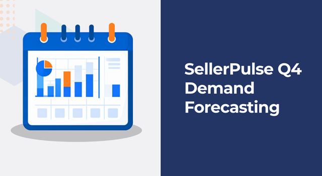 Illustration of a calendar with charts and the text ‘SellerPulse Q4 Demand Forecasting’