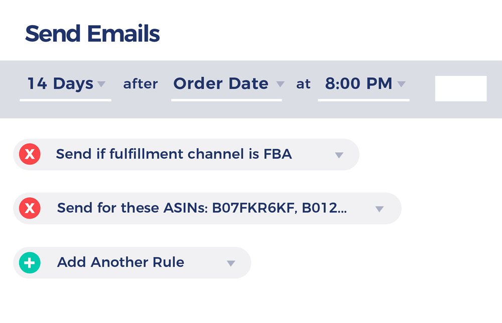 email-campaign-rule-builder